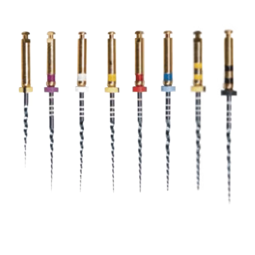 Wurzelkanalinstrumente Super Feilen E2 Blue NiTi | 6er Pack - 21 mm / F1