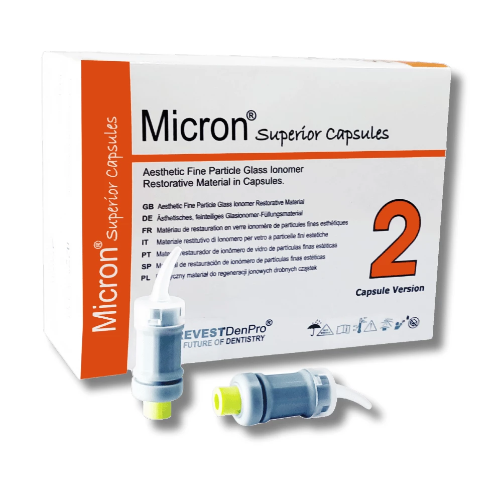 Micron Superior® 2 | Cemento de vidrio ionómero 10 cápsulas - A2