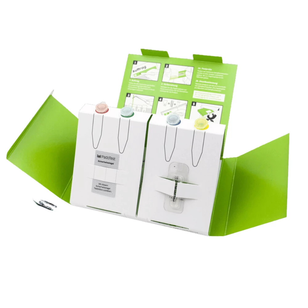 PadoTest® 8-sample collection set from the iai - Institute for Applied Immunology