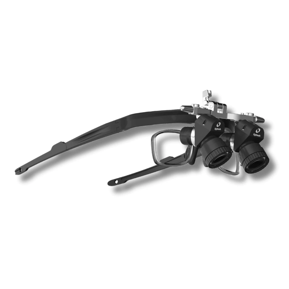 Brilliance 48° Pro Lupenbrille Zahnarzt 5.0 x | V2 - silber / 400 mm Brilliance 48° Pro Lupenbrille Zahnarzt 5.0 x | V2 - silber / 400 mm