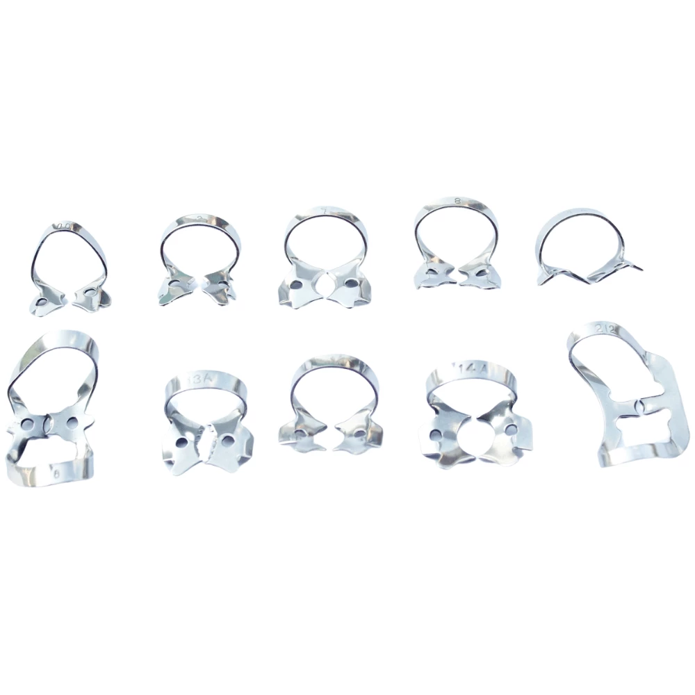 Ganchos de dique de goma en diferentes formas | plata - 8