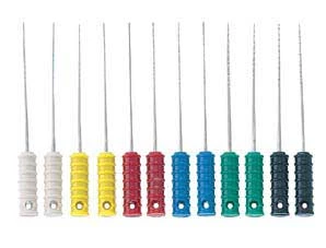 Miltex Union Broach XXXF White 22 mm Non-Sterile Knurled Stainless Steel Barbed