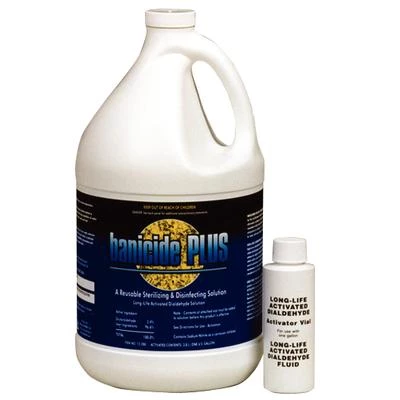 Banicide Plus 3.4% glutaraldehyde, 28 Day Sterilizing and Disinfecting Solution