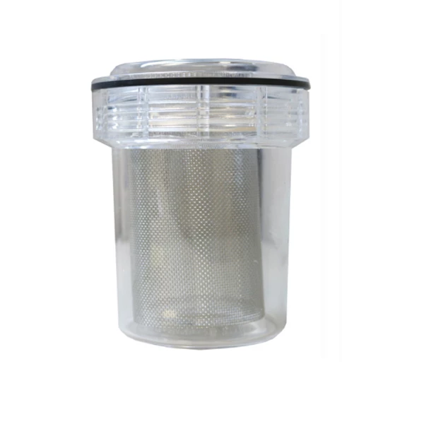 Evac-U-Trap #2200 central suction evacuation trap, 2.75"W x 3.625"H, fits
