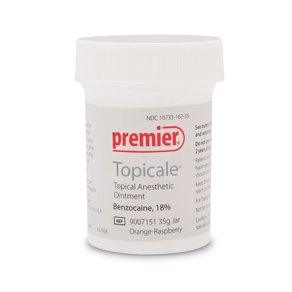 Topische Salbe - Orange-Himbeere (Benzocain 18%), 35 g Glas Salbe