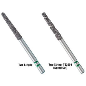 Набор из 3 алмазных боров Two Striper FG #285 MFS MF-1, MF-2, MF-3.