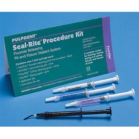 Seal-Rite, Kit de Procedimiento. Sellador de Fosetas y Fisuras, Kit: 2 jeringas de 1.2 ml.