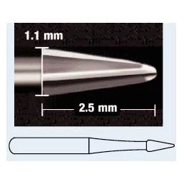 Fissurotomy Original Taper Fissure Short Shank Carbide Bur FGSS 18011 10/Pk