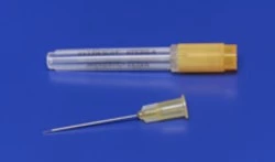 Monoject 27 gauge x 1.25" Notched Tip Endo Irrigation Needles (31.7mm yellow)