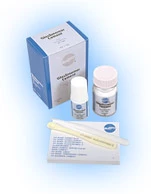 Glas-Ionomer Typ I, selbsthärtender Zement, Typ I, Dreifachset mit drei Komponenten.