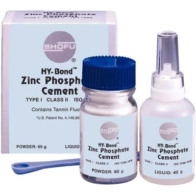 Hy-Bond Zinc Phosphate Cement - Kit: 60 Gm. Powder, 25 mL Liquid and Dispenser