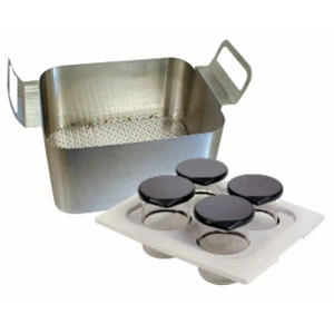 Pro-Sonic Model 1000 Accessory Kit, contains: Full Solid Side Basket, Beaker