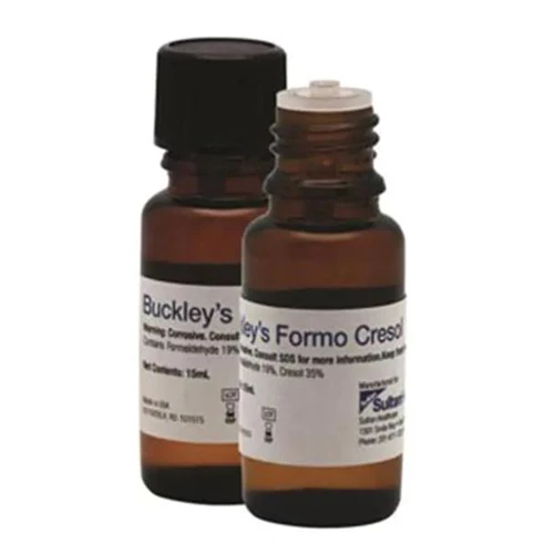 Sultan Buckley-Type Formo-Cresol (19% formaldehído, 35% cresol, 17.5%, 15 mL, 2/Paq.