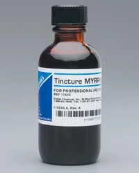Tintura de mirra y benjuí de Sultan Chemists, botella de 2 oz.