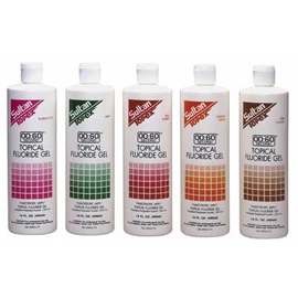 Topex 60 Second APF Orange Cream flavored 1.23% thixotropic Fluoride Gel