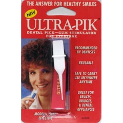 Ultra-Pik RED estimulador de encías reutilizable para brackets, puentes y dental.
