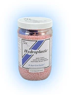 Hydroplastic white premixed custom tray material with 5-minute benchset