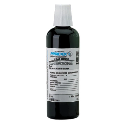 Peridex Oral Rinse, 16 oz. Bottle. 0.12% Chlorhexidine Gluconate, Mint