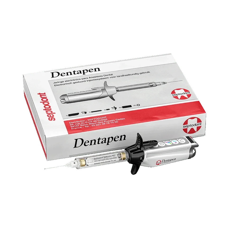 Dentapen Anesthetic Injector - Kit: 1 Electronic Syringe, 7 Cartridge Holders