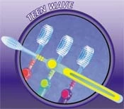 Prophy Perfect Teen Toothbrush - Wave cut bristles - Non-Slip Grip in assorted