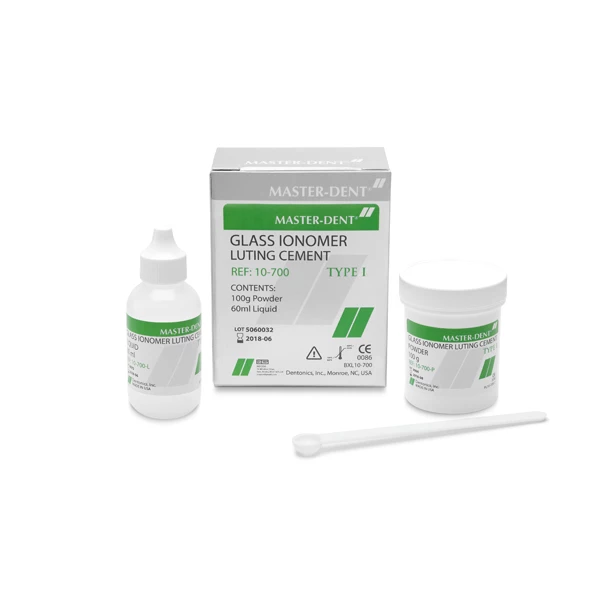 Master-Dent Glasionomerzement mit Fluorid, Selbsthärtend, Weiß, Set: 100 Gramm