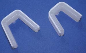 Nu-Block Disposable U-Shaped Mouth Prop, Polycarbonate Coated with Foam, Soft