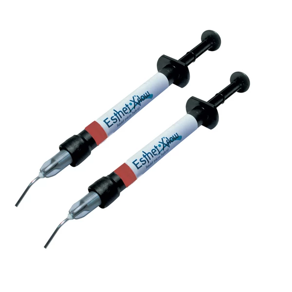 Siringas Esthet-X Flow A1 - Restaurador microhíbrido líquido, radiopaco, en jeringa.