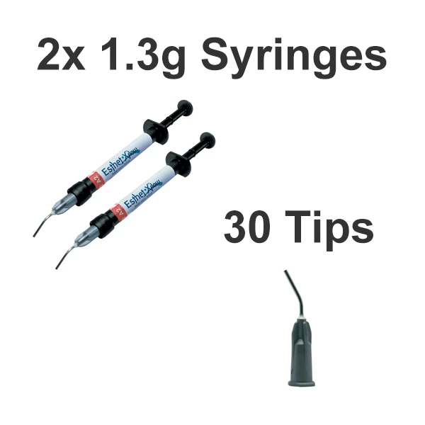 Siringas Esthet-X Flow A1 - Restaurador microhíbrido líquido, radiopaco, en jeringa.