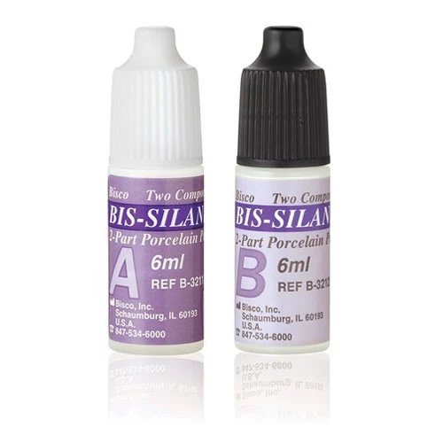 Porcelain Primer Bis-Silane - 2 Part 1 Bottle each Bis-Silane A & B (6 mL ea.)