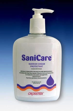 Крем-защитник SaniCare с 0,3% триклозаном, алоэ вера, кератином.