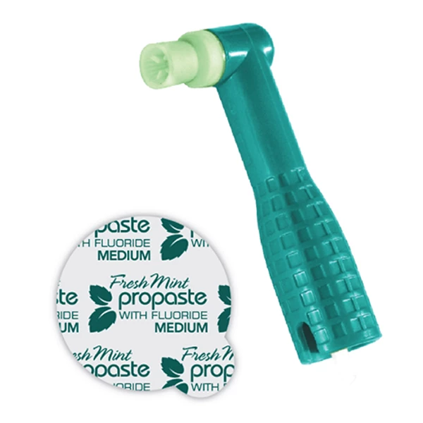 ProAngle Plus Prophy Paste Combo - Prophy Angle with Soft Green Cup and Medium