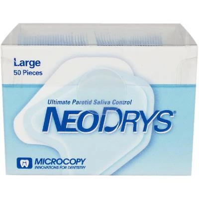 NeoDrys Speichelabsorber - Groß (Blau), Original weiße Rückseite 50/Box
