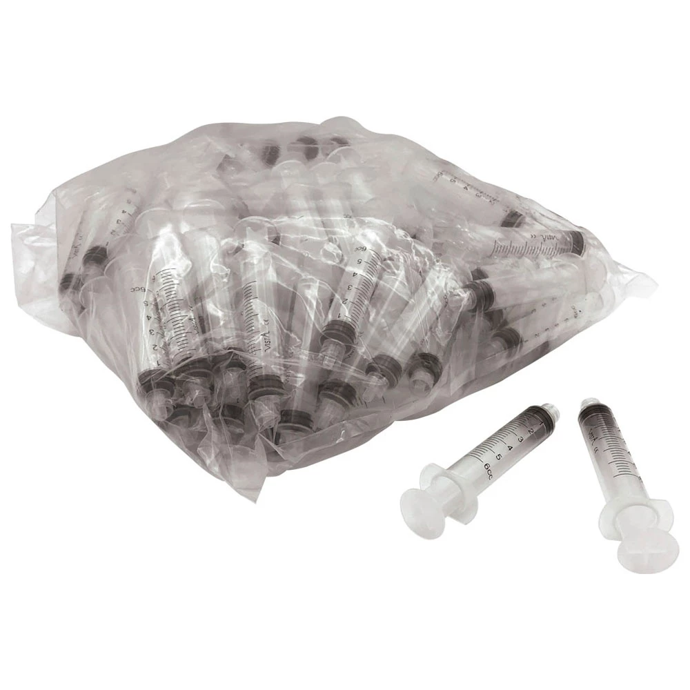 Jeringas Vista Apex Luer Lock, 6cc, 100/caja