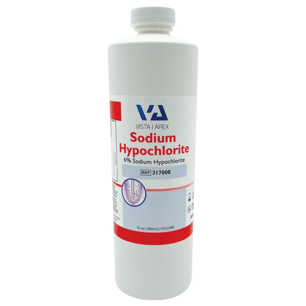 Vista Apex Sodium Hypochlorite 6% Solution, 16 Oz. (480 mL) Bottle
