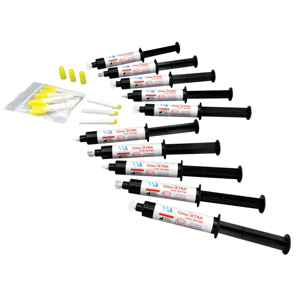 Chlor-XTRA Sodium Hypochlorite (no more than 6%), 12 mL Prefilled Syringes, 10/Box Chlor-XTRA Sodium Hypochlorite (no more than 6%), 12 mL Prefilled Syringes, 10/Box