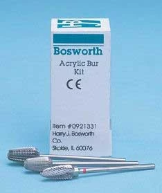 Bosworth Acrylic Bur #251 Contour and Finishing Bur, tungsten steel, package