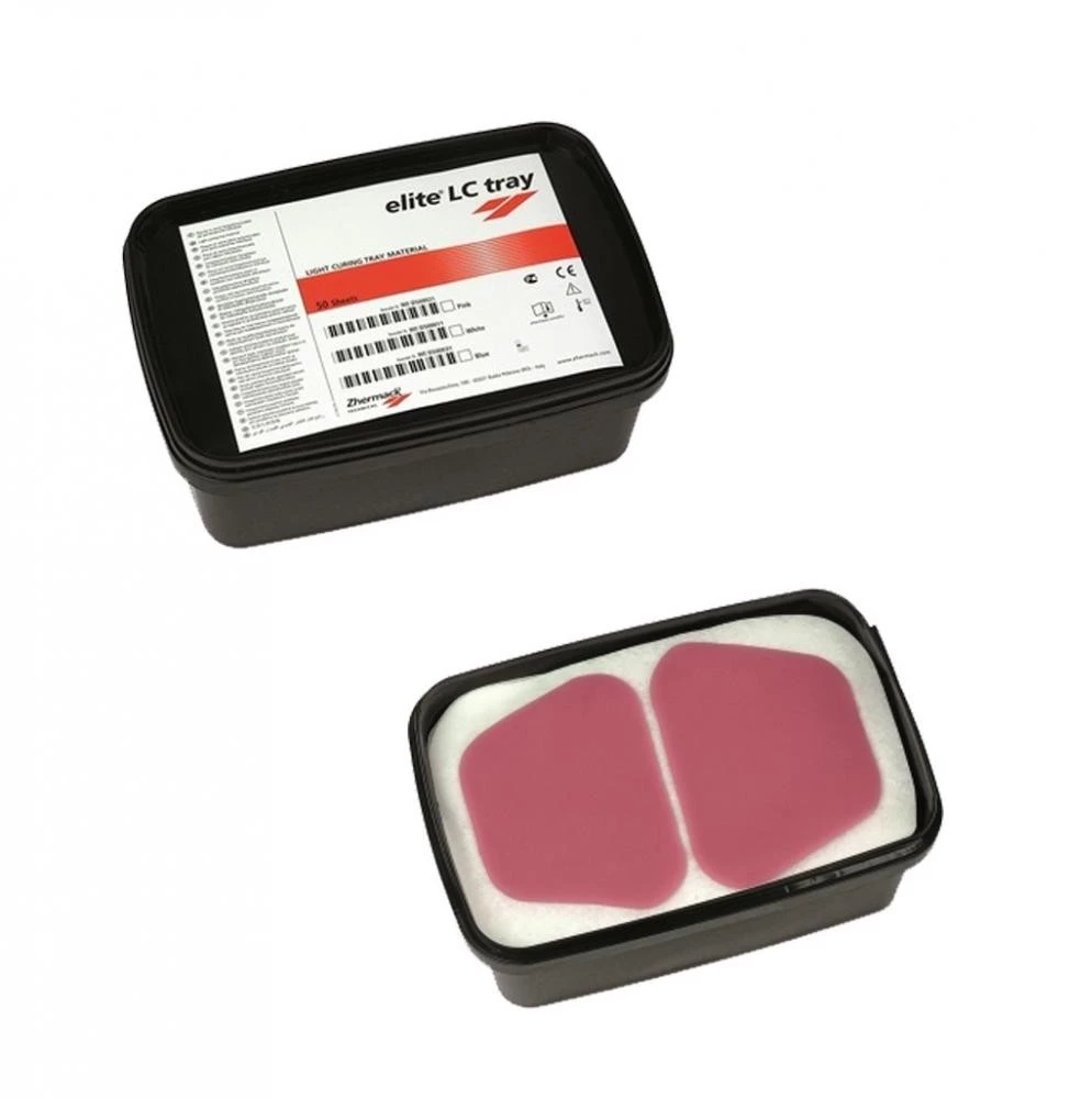 MATERIALE PER TRAY ELITE LC PER TRAY A POLIMERIZZAZIONE LUMINOSA 50 PEZZI.