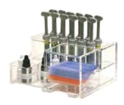 Pac-Dent Deluxe Komposit-Organizer zur Aufbewahrung von Kompositen, Adhäsiven, Mikro.