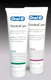 Neutracare домашний фторидный гель, со вкусом мяты. Упаковка из 12 тюбиков по 2 унции.