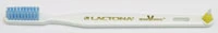 Lactona Orthodontic-V toothbrush, with soft nylon brush and V-trim head