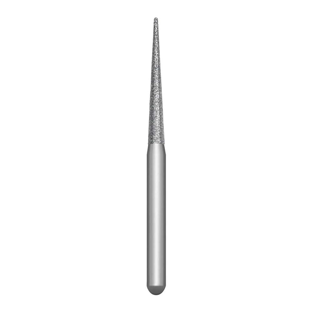 Solo #3314.10 very fine grit, finishing diamond bur, single use. Package of 25 burs