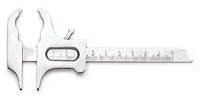 Calibrador Boley de Henry Schein - Regular, no ortodóntico, con medición de 1-100 mm.
