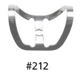 Hygenic #212 Wingless Anterior Teeth Metal Rubber Dam Clamp, Single clamp