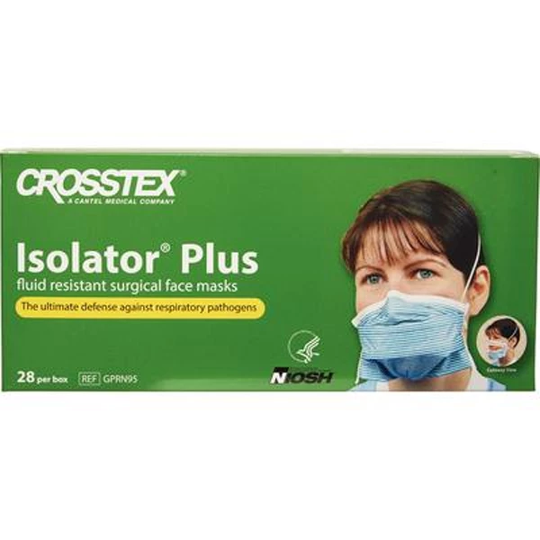 Ізолятор Plus NIOSH N95 частковий респіратор, одноразовий, синій/білий, 28 шт./упаковка