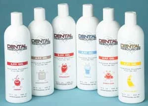 Gel de Pudding APF Dental - Fluoruro, crema de naranja, dos ácidos fosfórico.