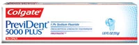 Prevident Colgate Booster 5000, 1.1% de Fluoruro de Sodio, sabor frutal. Unidad única.