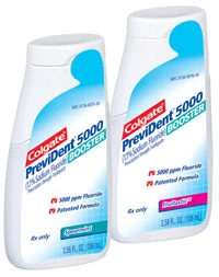 Prevident Colgate Booster 5000, 1.1% Sodium Fluoride, spearmint flavor. Single