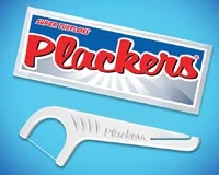 Plackers Flossers, con Tuffloss. Confezione da 1000 filo interdentale monouso.