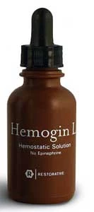 Solução Hemostática Hemogin-L - Frasco de 40 cc. 25% de Cloreto de Alumínio.