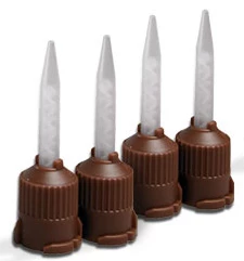 Zone Temporary Cement, static mixing tips. Package of 8 tips